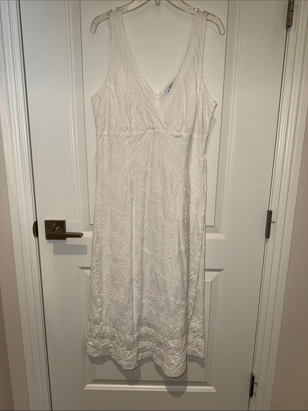 Eucalyptus White Cotton Summer Dress